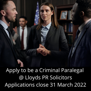 Criminal Paralegal